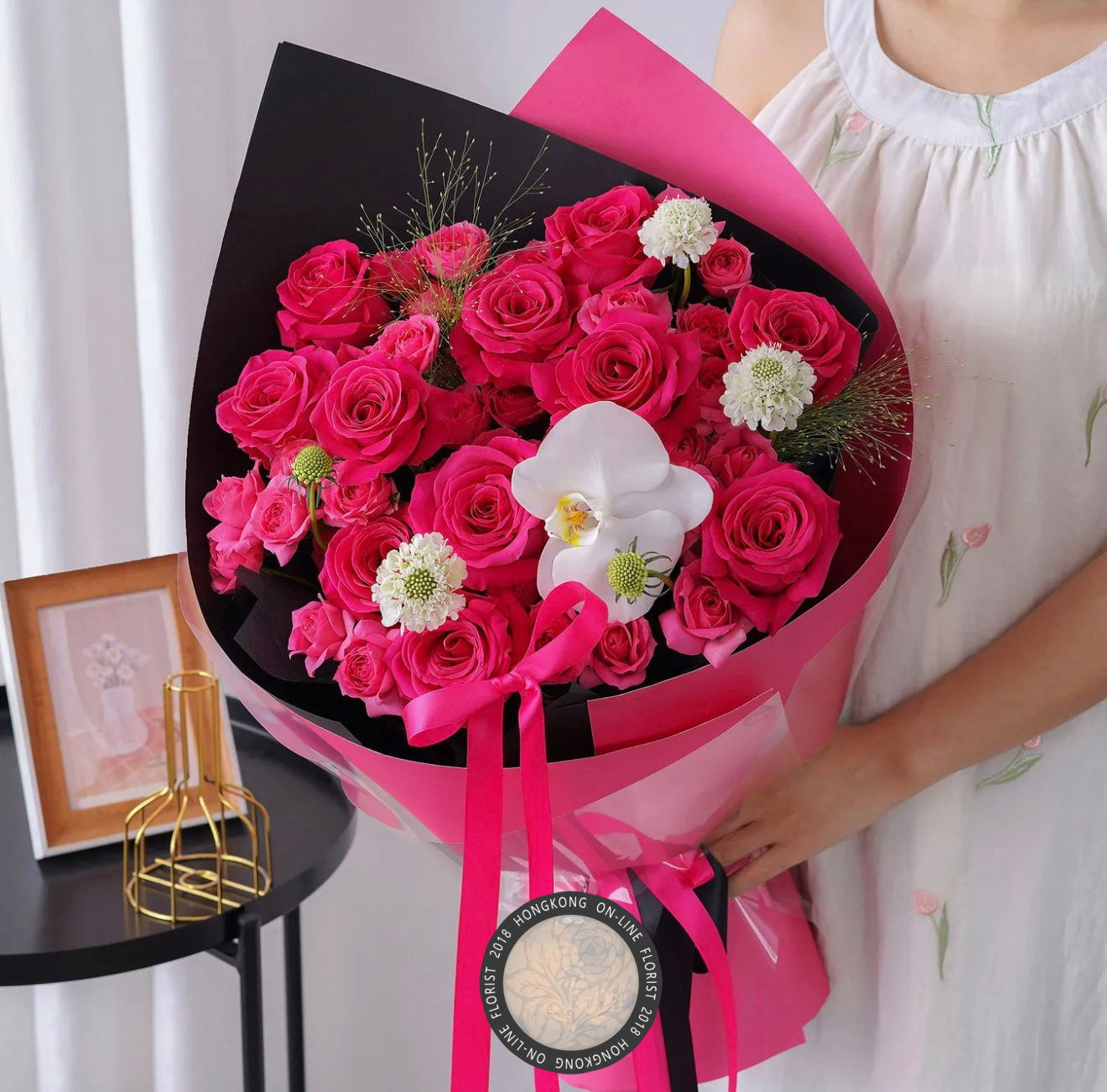 香港花店|Valentine's Day bouquets弗洛伊德玫瑰鮮花 即日送貨
