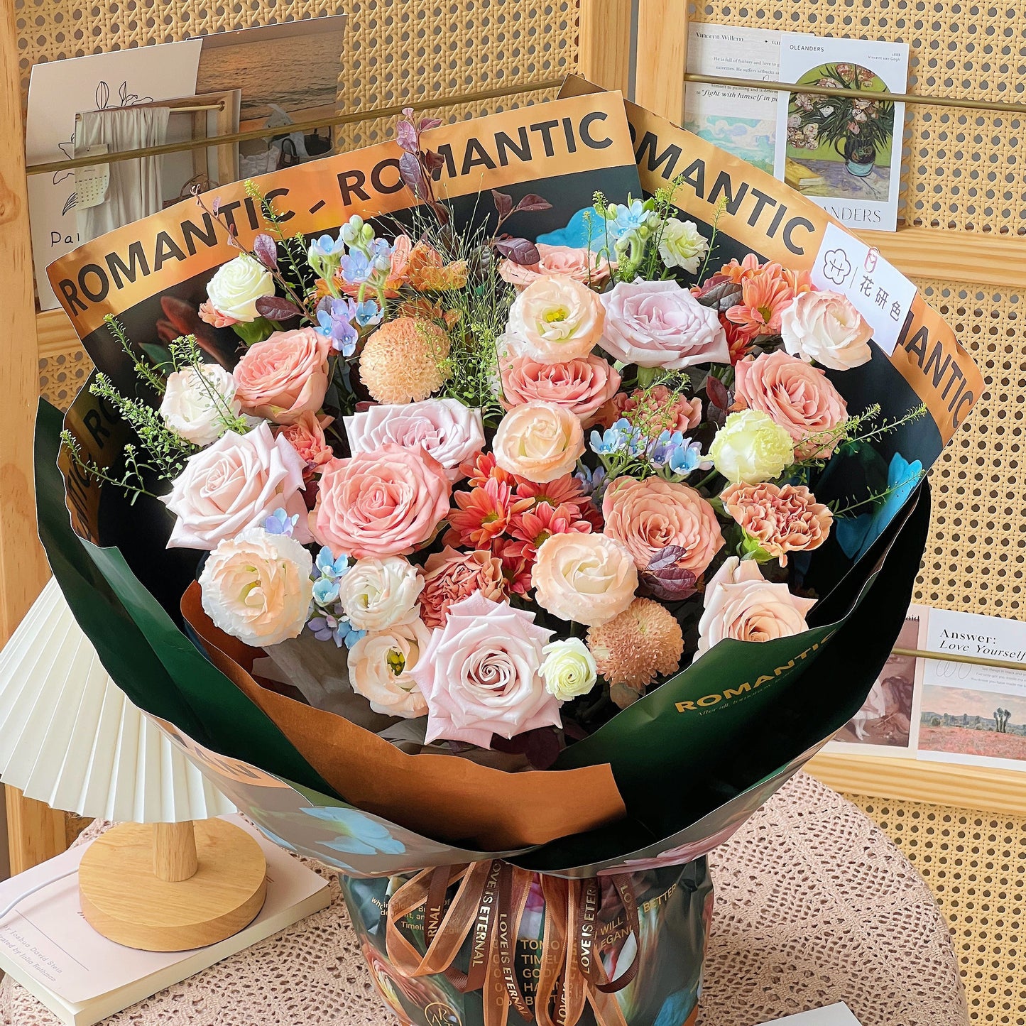 多色玫瑰鮮花花束 香港鮮花即日配送