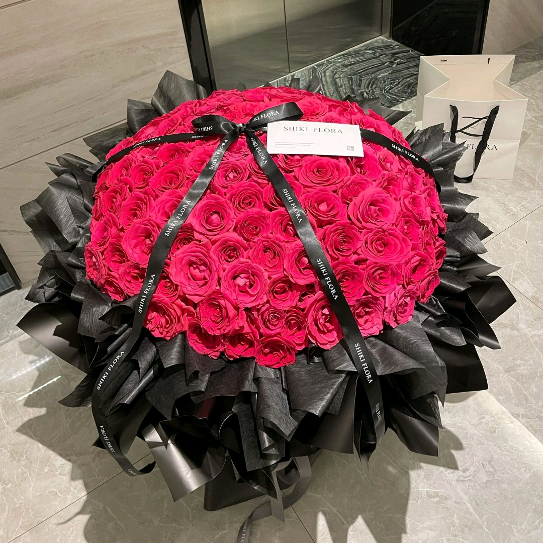 99支粉雪山玫瑰香港鮮花即日商品