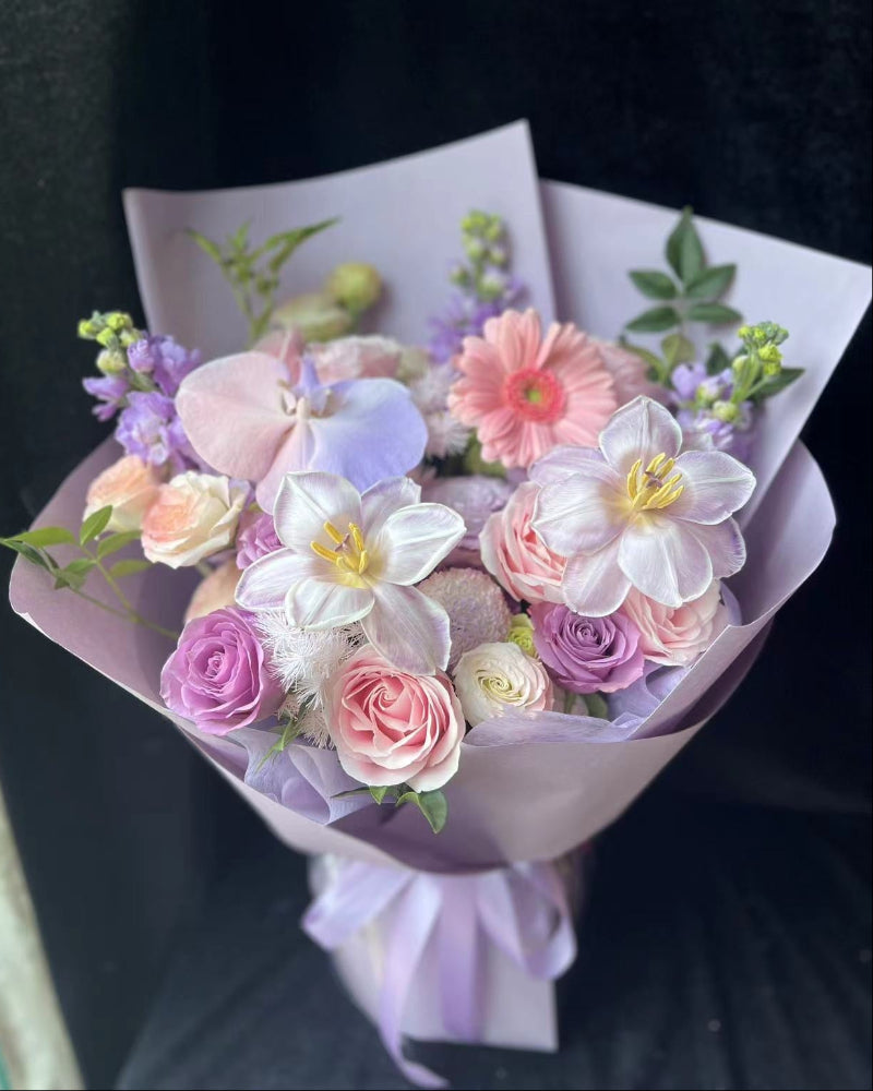 Purple Bouquet 紫色花束 紫玫瑰