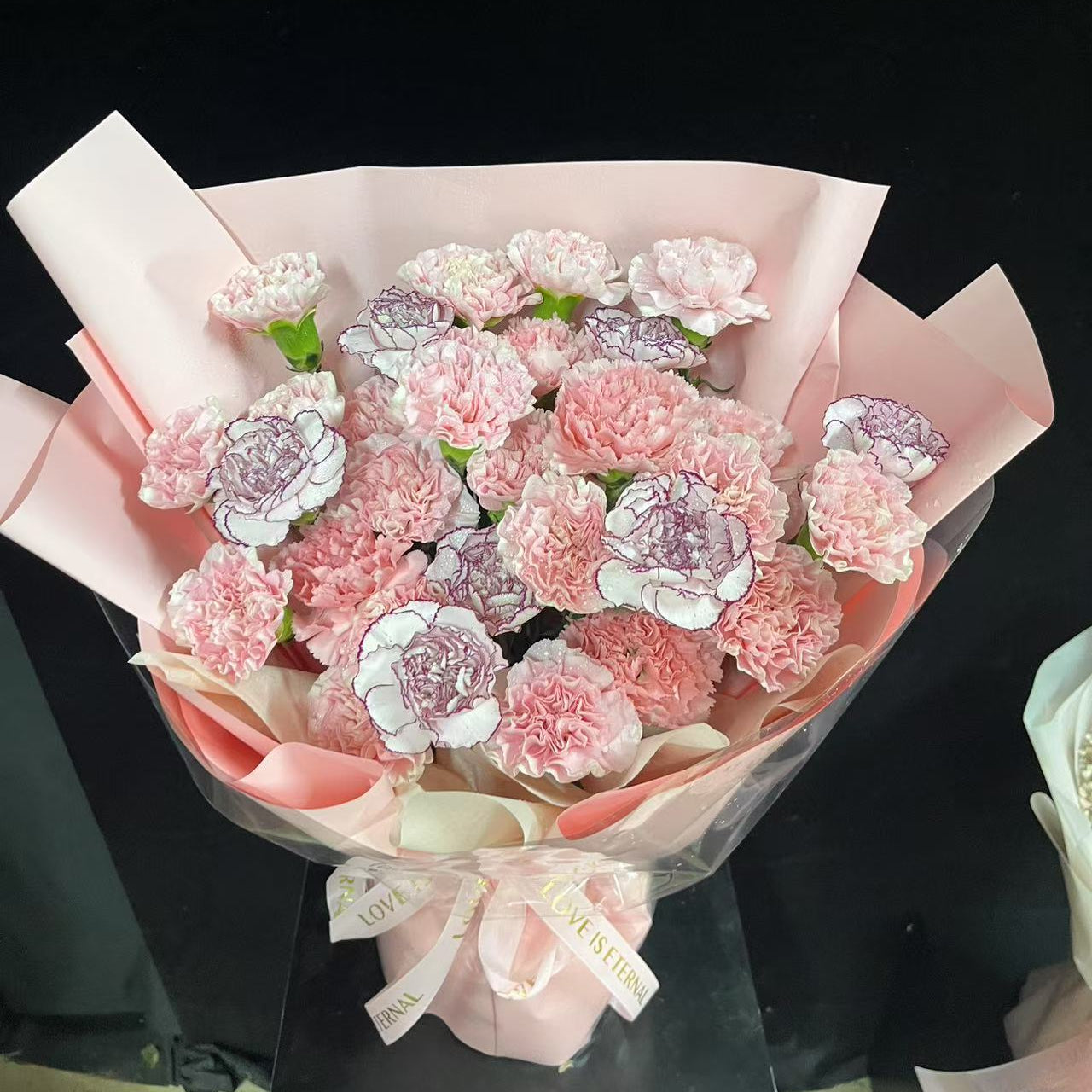 Hong Kong florists|Pink Carnation Bouquet粉康乃馨鮮花 即日送貨