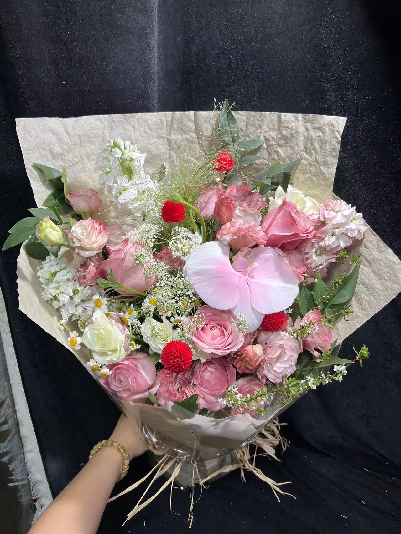 Red Rose Bouquet 紅茶玫瑰鮮花