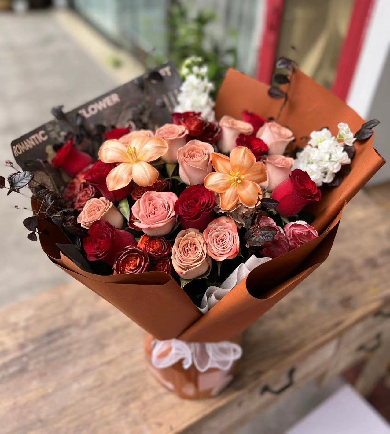 Cappuccino Rose Bouquet 卡布奇諾玫瑰花束
