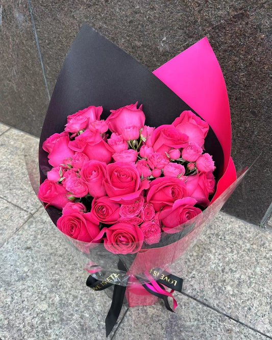 Freud Rose Bouquet 弗洛伊德玫瑰鮮花 即日送貨