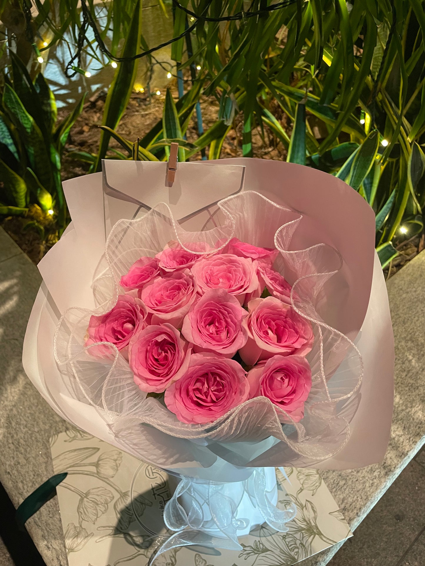 11 Pink Roses 11枝洛神粉玫瑰
