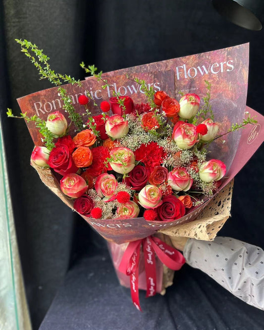 Red Bouquet apple rose 蘋果紅玫瑰