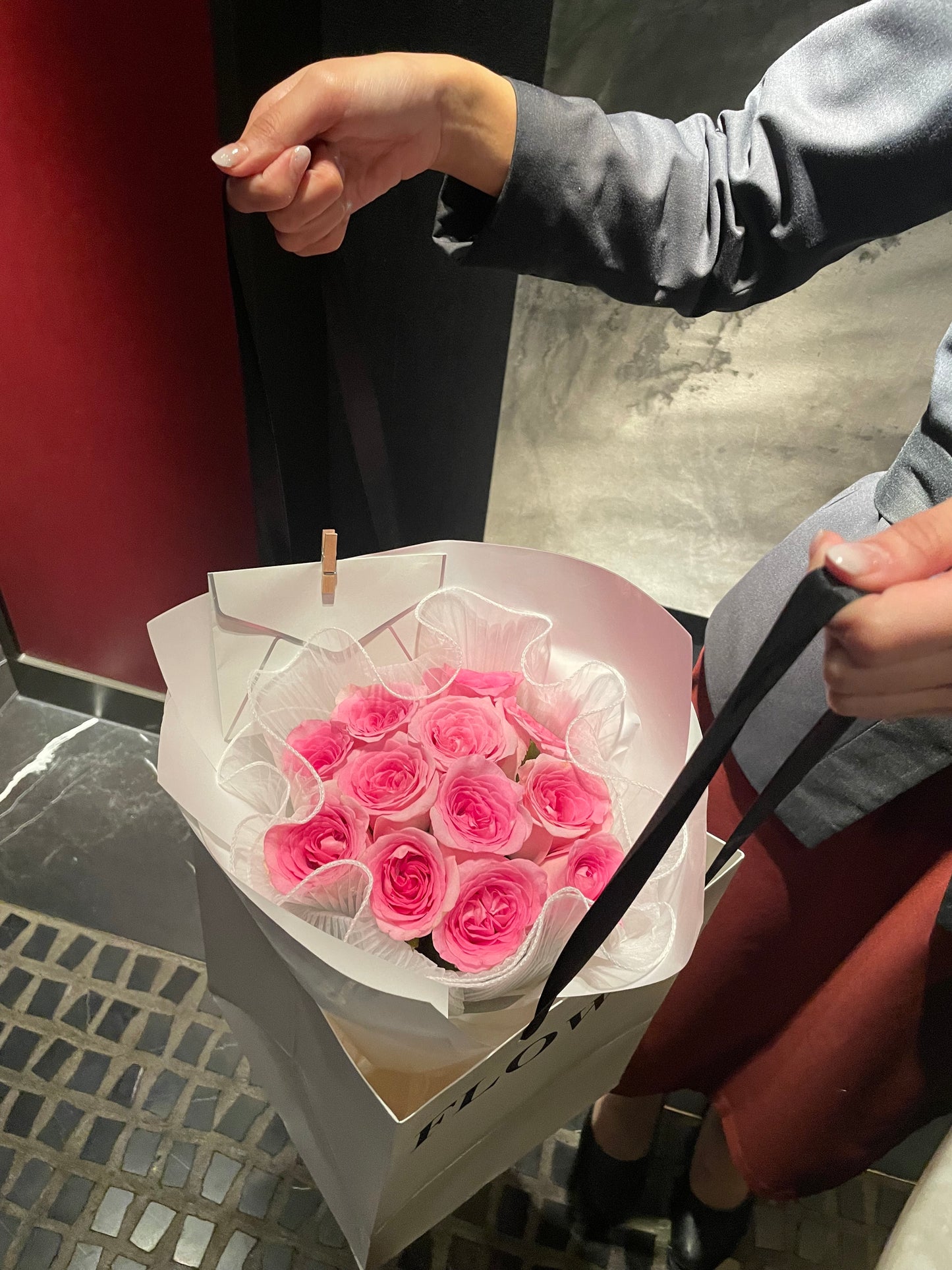 11 Pink Roses 11枝洛神粉玫瑰