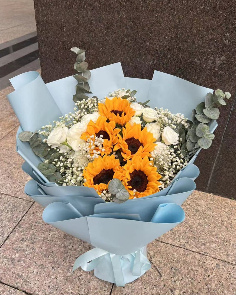 Graduation Bouquet 畢業鮮花 太陽花 向日葵花束