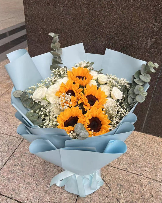 Graduation Bouquet 畢業鮮花 太陽花 向日葵花束