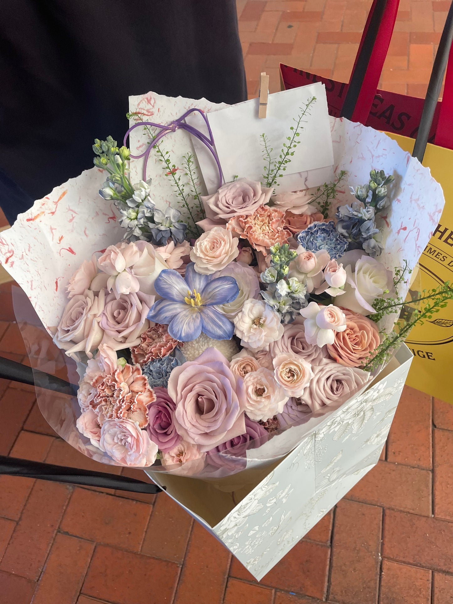 Purple Roses Bouquet 紫玫瑰花束鬱金香 曼塔玫瑰