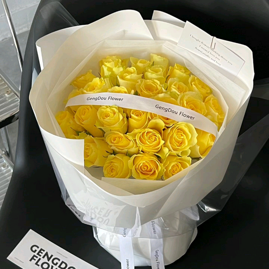 Yellow Rose S1 Real Flower M/L/XL