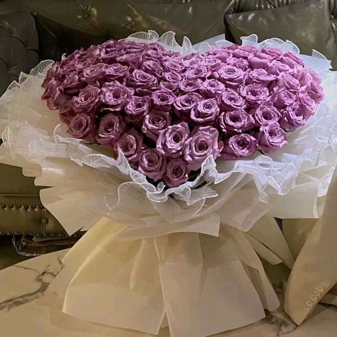 Purple Rose  99stiems super big bouquet