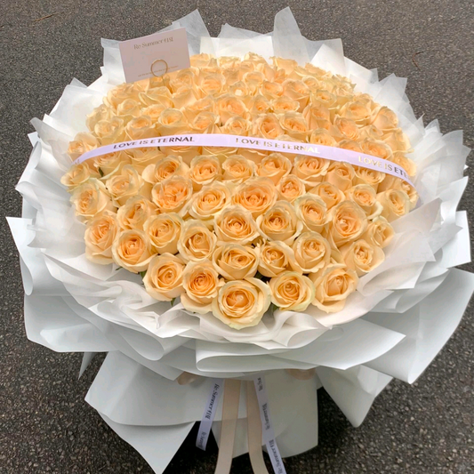 Champagne Roses 99stiems super big bouquet