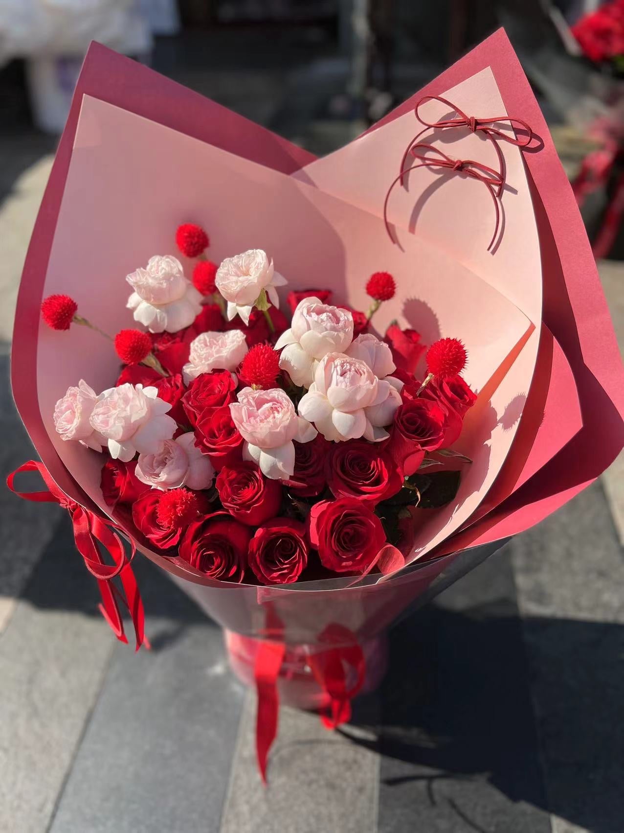 Red Rose Bouquet紅玫瑰 仙子之吻玫瑰花束