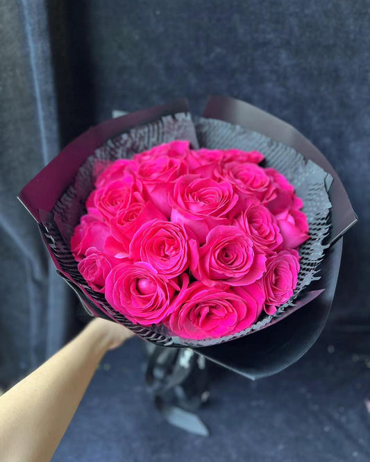19 stems Freud Rose Bouquet 19朵弗洛伊德玫瑰花束