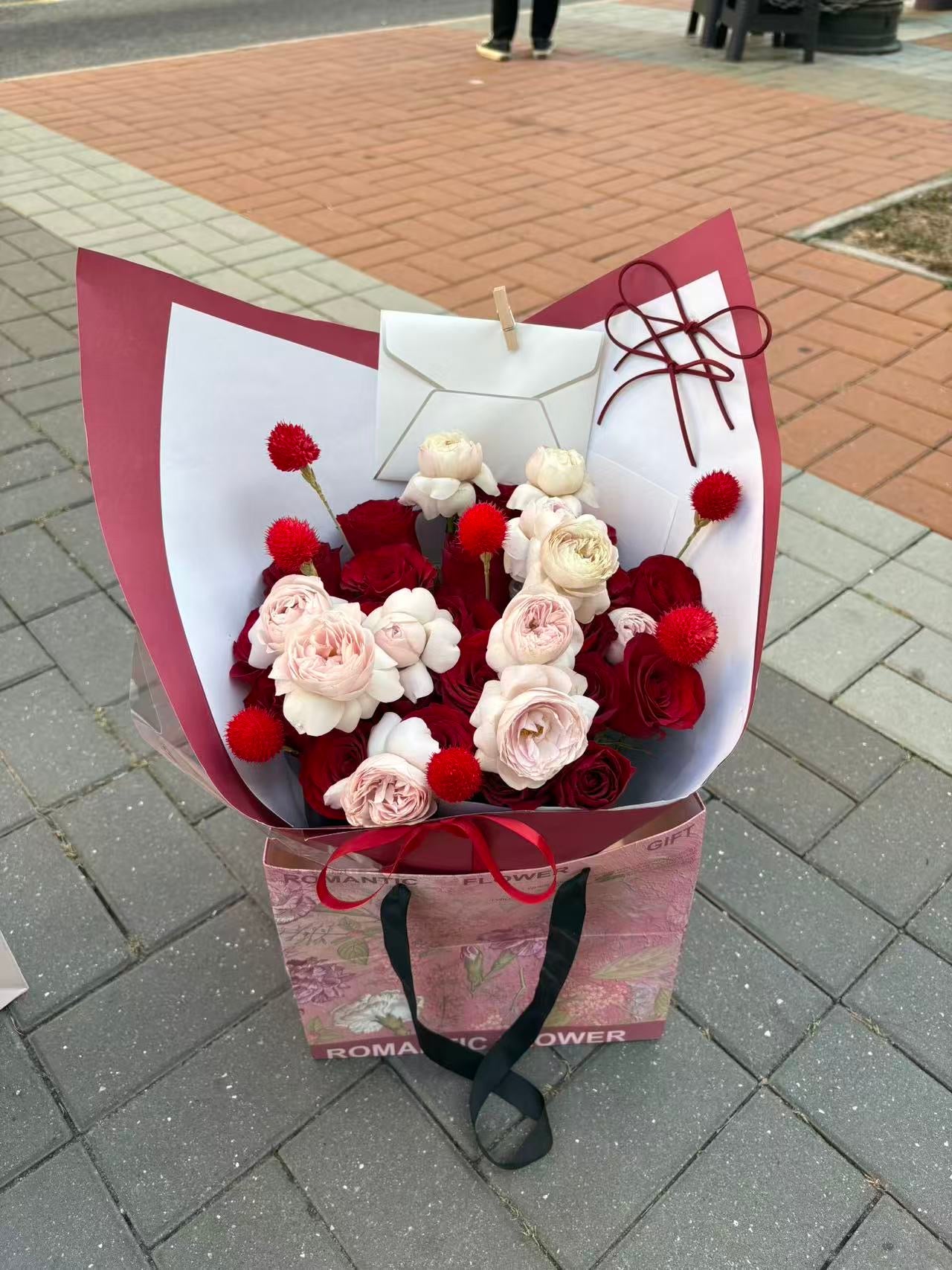 Red Rose Bouquet紅玫瑰 仙子之吻玫瑰花束