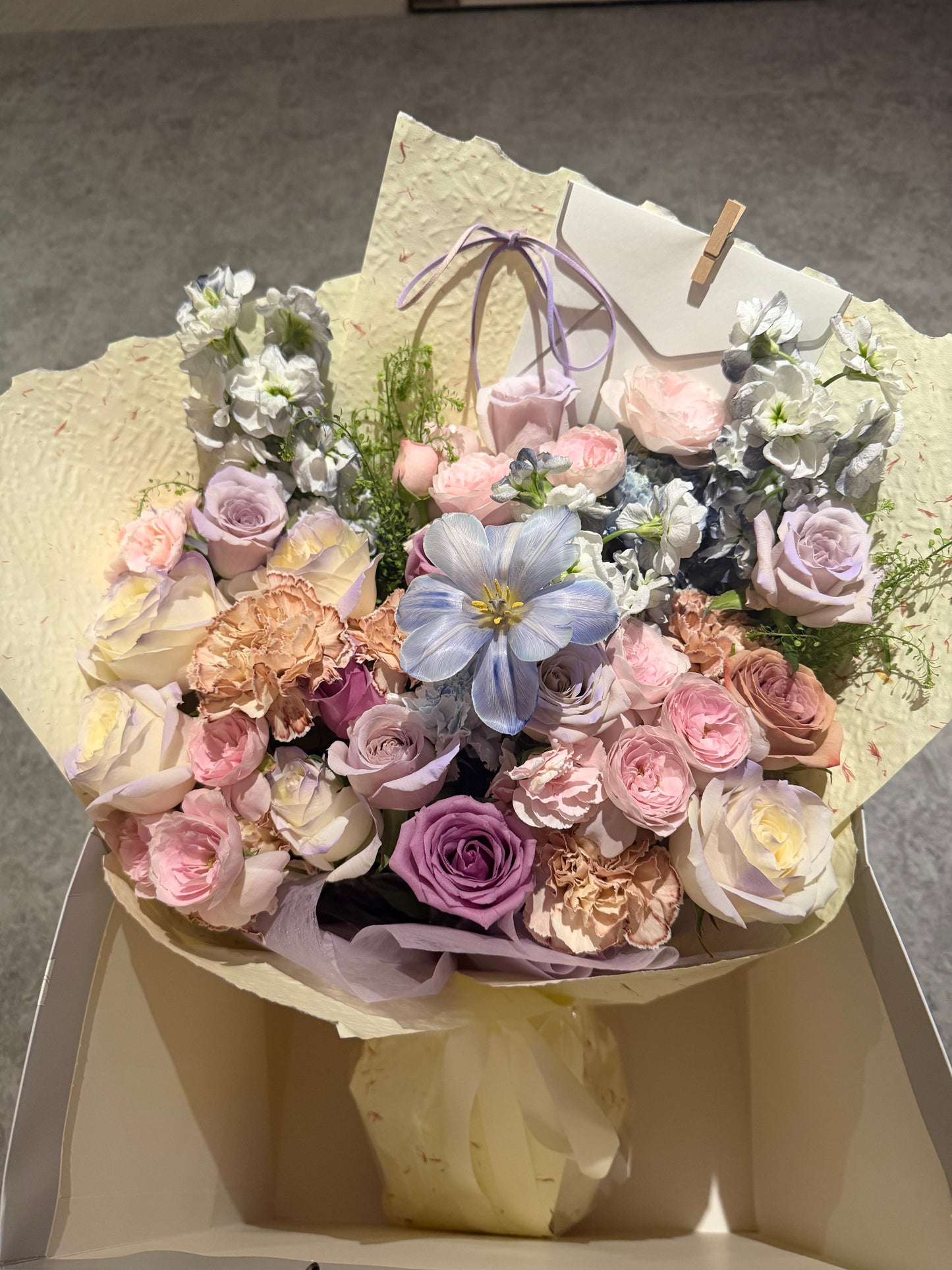 Purple Roses Bouquet 紫玫瑰花束鬱金香 曼塔玫瑰