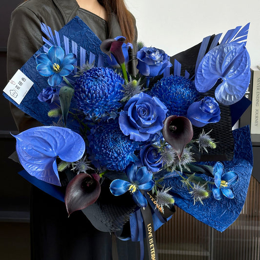 Blue Roses Real Flower S87