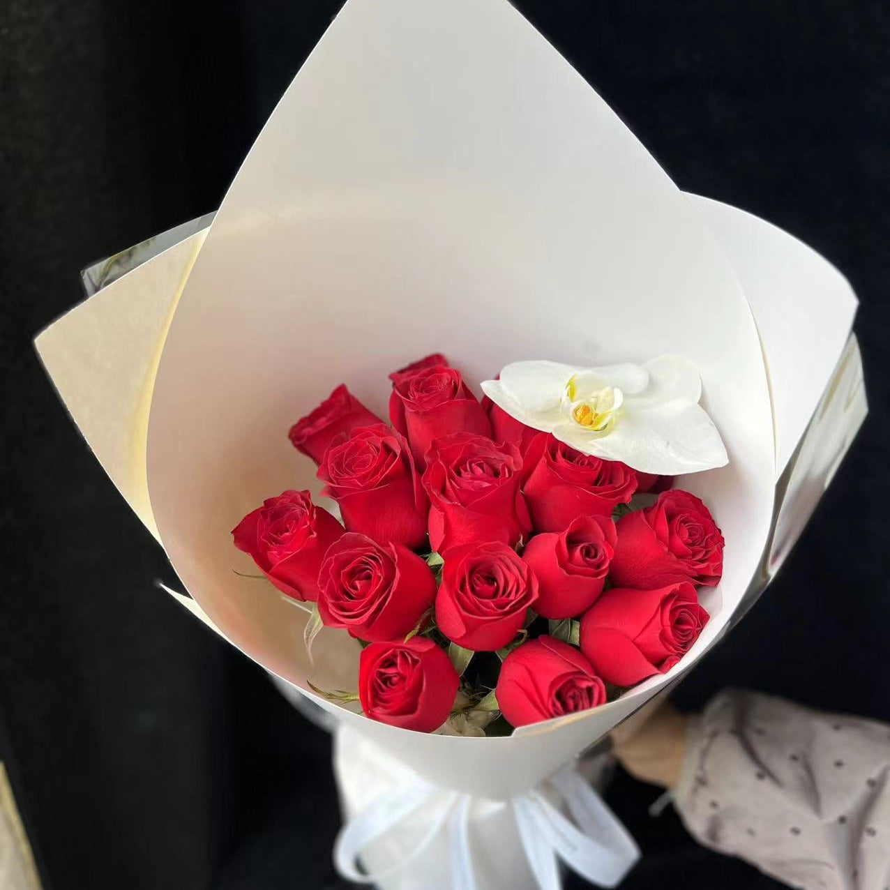 香港花店|Valentine's Day bouquets情人節紅玫瑰花束 16枝紅玫瑰鮮花 即日送貨
