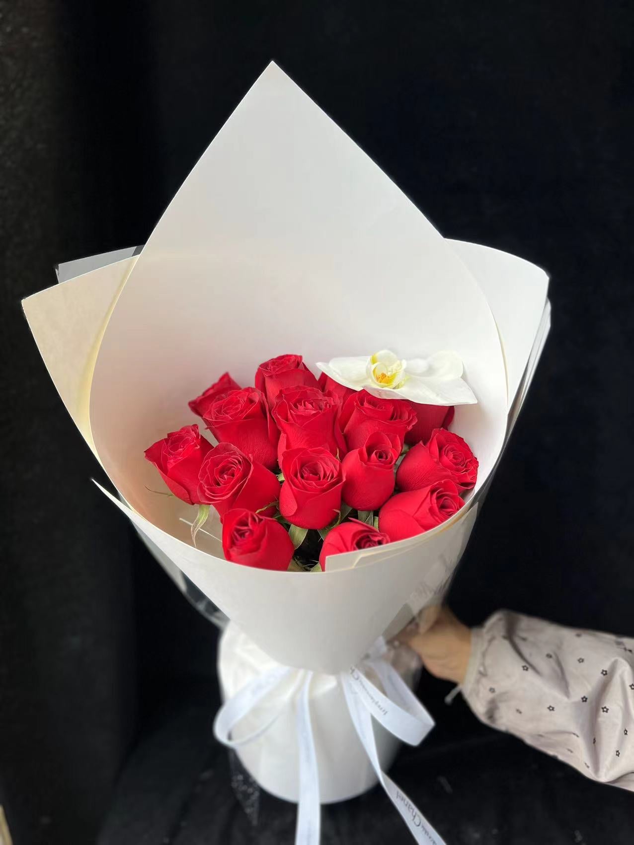 香港花店|Valentine's Day bouquets情人節紅玫瑰花束 16枝紅玫瑰鮮花 即日送貨