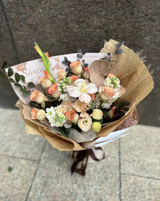 Vintage Rose Bouquet 復古色玫瑰花束